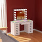 VanitiSet Majesti – LED Vanity Mirror Set, 16 Drawers, RGB Lights