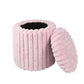 VanitiSeat Fluff – Rabbit Fur Vanity Stool with Storage Option