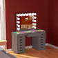 VanitiSet Majesti – LED Vanity Mirror Set, 16 Drawers, RGB Lights
