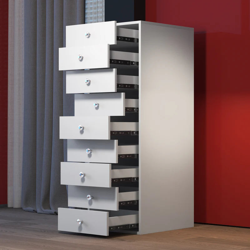 VanitiStack Tower | Makeup Vanity Storage Unit with 9 Drawers
