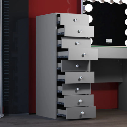 VanitiStack Tower Pro | Nine Lighted Storage Drawers