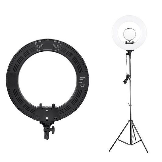 18" LED Ring Light with Phone Holder