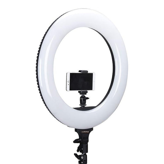 18" Professional Ring Light with Phone & Camera Holder