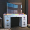 Audrey Hollywood Vanity Mirror with LED Lights and Bluetooth Speaker - LP Replenish