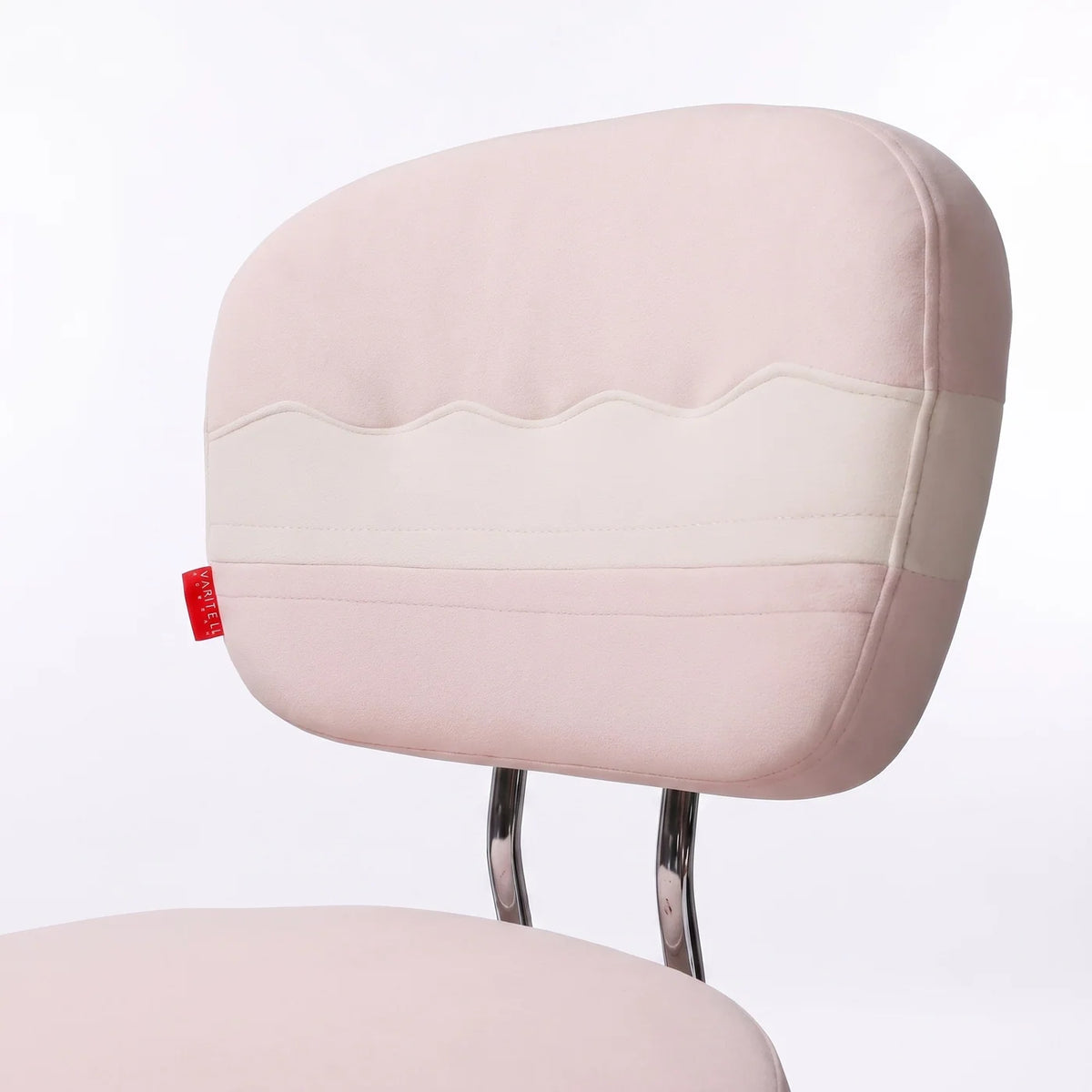 VanitiSeat Twirl | Pink Swivel Chair with Wheels & Adjustable Height