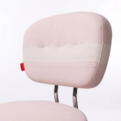 VanitiSeat Twirl | Pink Swivel Chair with Wheels & Adjustable Height
