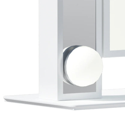 LUXE Scarlett LED Vanity Mirror with Dimmable Light Strip and 360° Free Rotation - LP Replenish