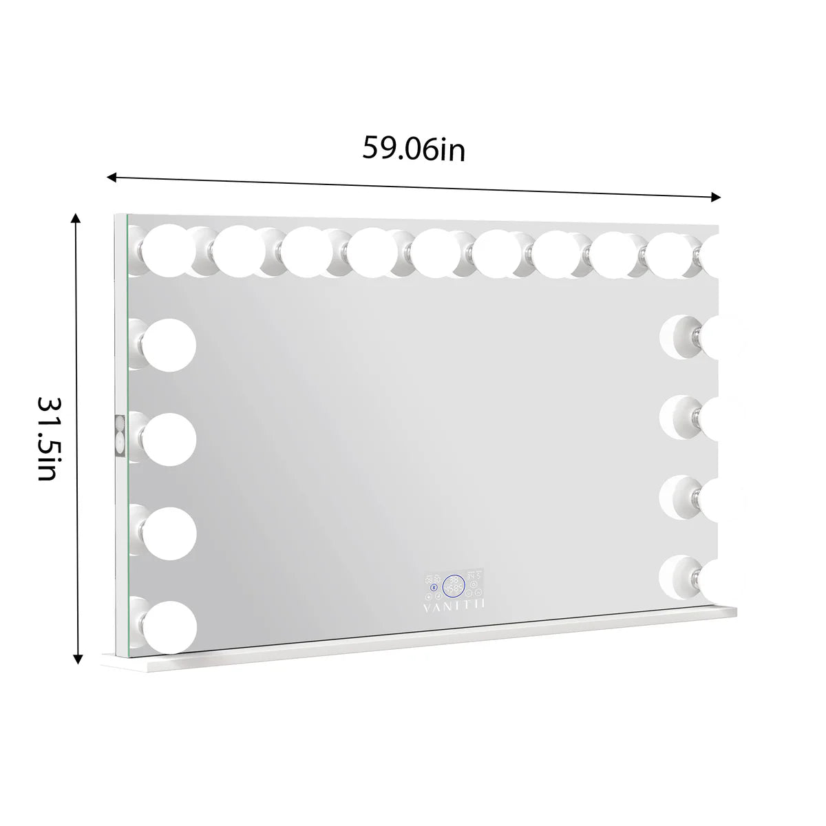 VanitiGlow Spectrum | XXL Hollywood LED Vanity Mirror