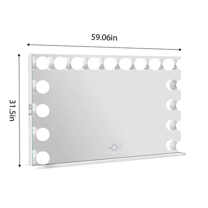 VanitiGlow Spectrum | XXL Hollywood LED Vanity Mirror