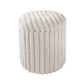 VanitiSeat Fluff – Rabbit Fur Vanity Stool with Storage Option
