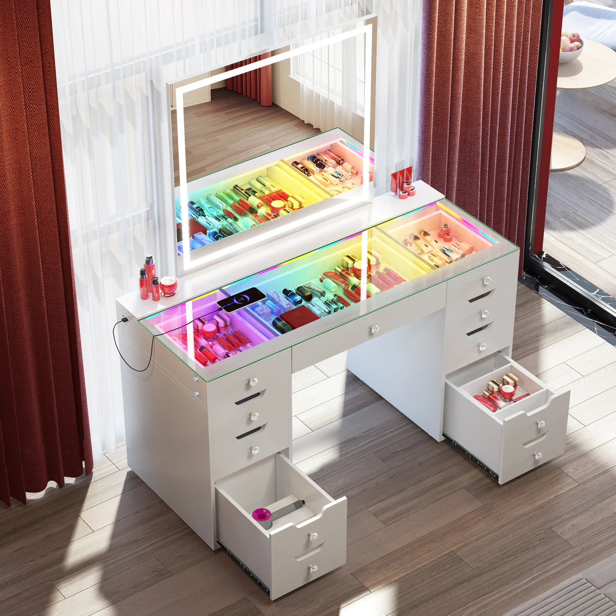 Hana Vanity SET (Mirror and Vanity Included) - LP Replenish