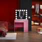 Veronica Vanity Hollywood Mirror Set (Mirror, Vanity & Chair Included)