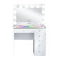 VanitiSet Veronica Vault – Luxury Makeup with LED Mirror & 6 Drawers