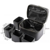 Large Capacity Dual-Zipper Makeup Travel Bag with Organizers - LP Replenish