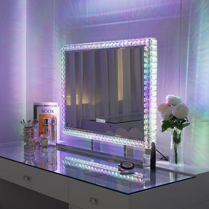 VanitiGlow Gem – Diamond LED Vanity Mirror