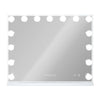 LUXE Large Hollywood Vanity Mirror with Bluetooth - 15 Dimmable LED Bulbs & USB Charging Port - LP Replenish