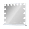 LUXE Large Hollywood Vanity Mirror with Bluetooth - 15 Dimmable LED Bulbs & USB Charging Port - LP Replenish