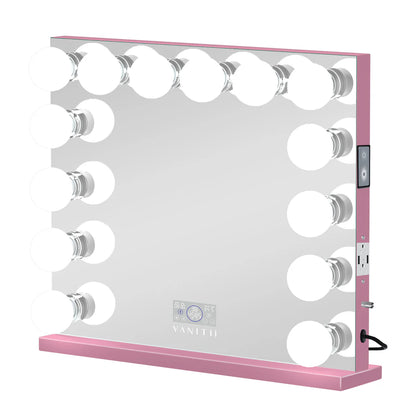 VanitiGlow Pro XL – Bluetooth Hollywood Vanity Mirror