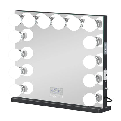 VanitiGlow Pro XL – Bluetooth Hollywood Vanity Mirror