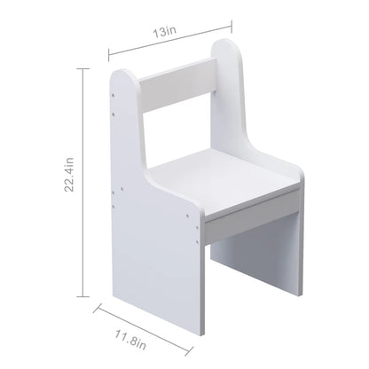 Compact Vanity Desk with RGB Light Strip, LED Mirror, Bluetooth, and Charging Ports - LP Replenish