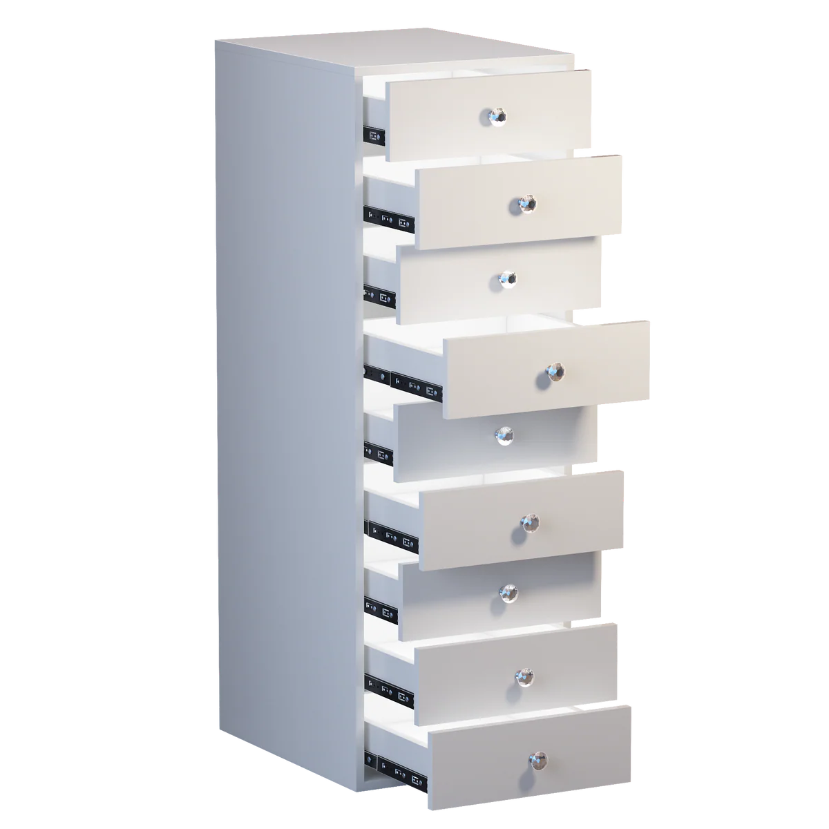 VanitiStack Tower Pro | Nine Lighted Storage Drawers