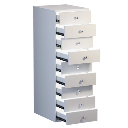 VanitiStack Tower Pro | Nine Lighted Storage Drawers