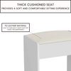 Vanity Table with LED Mirror, Adjustable Lighting, Storage, and Stool - LP Replenish