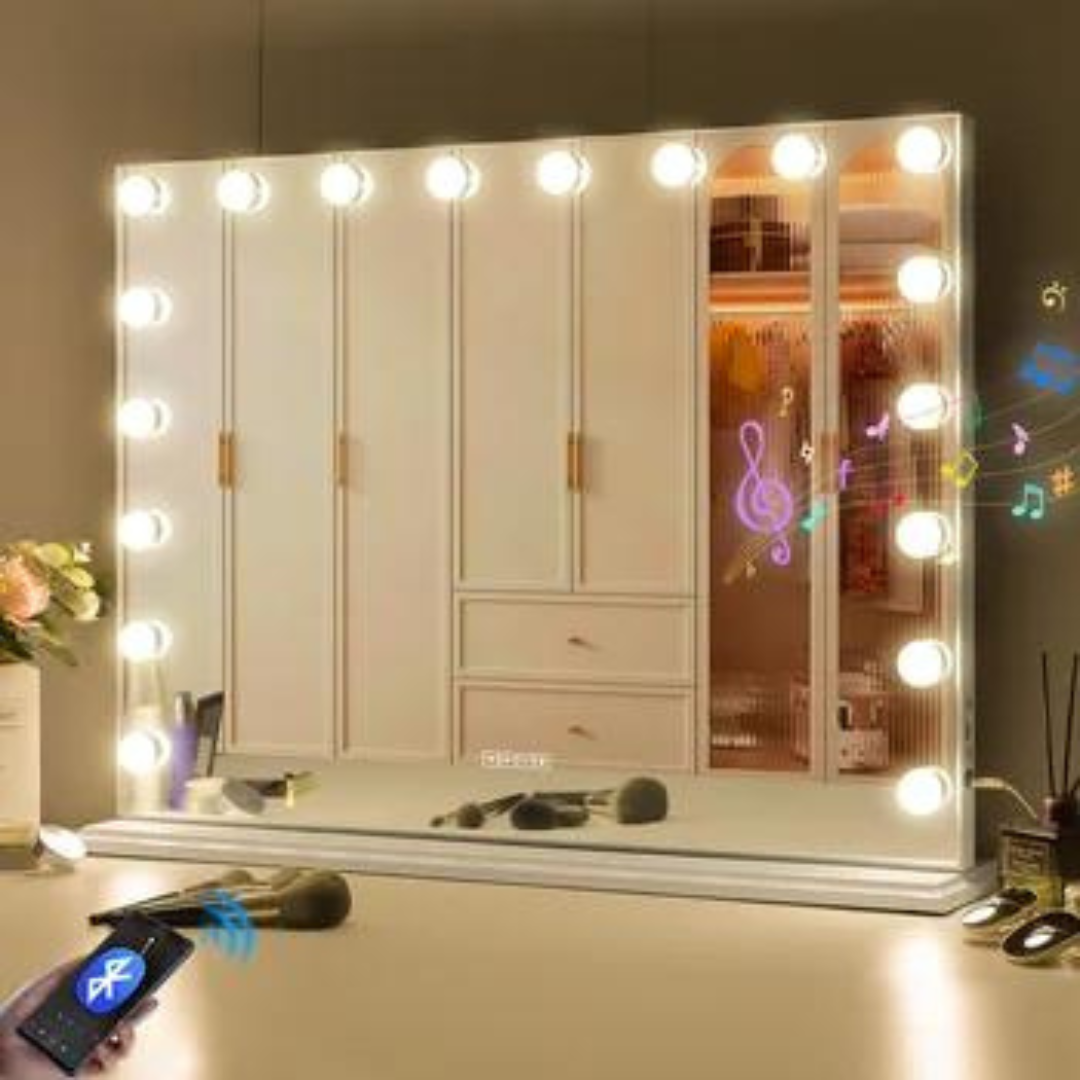 Large Hollywood Glam LED Vanity Mirror