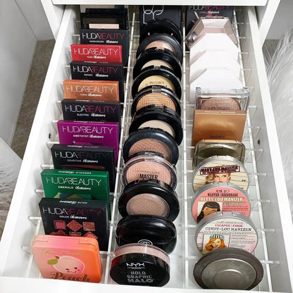 Drawer Divider Set For ALEX 5 And 9 Drawers, Acrylic Customizable in-Drawer Makeup Storage Organizer Dividers, Adjustable - LP Replenish
