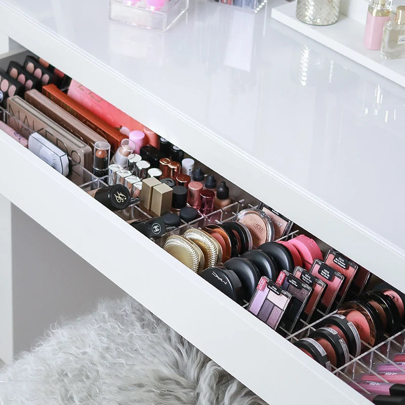 Acrylic Dividers for MALM Dressing Table
