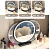 Luxury Dressing Table with LED Mirror, 9 Drawers, Smart Makeup Mirror, and Chair - LP Replenish
