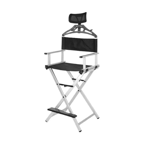 Portable Aluminum Director Chair with Headrest
