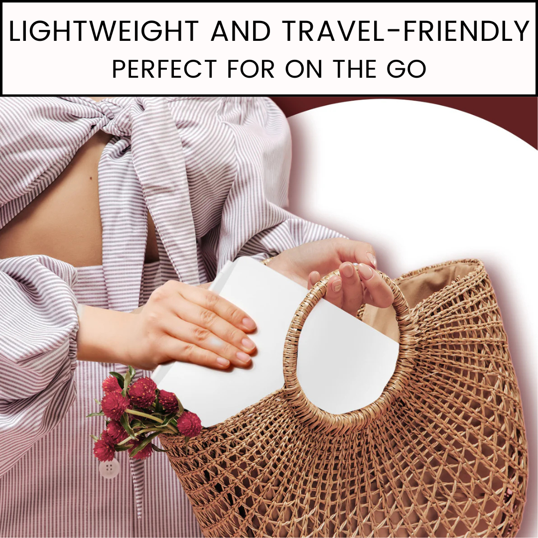 VanitiGlow Portable LED Travel Vanity Mirror – USB Rechargeable, Touch‑Dimmer, Mini & Regular