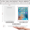 VanitiGlow Portable LED Travel Vanity Mirror – USB Rechargeable, Touch‑Dimmer, Mini & Regular