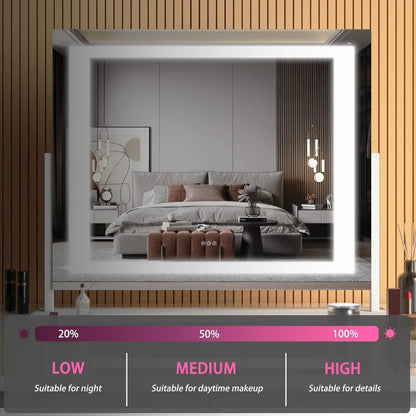 10X Magnifying LED Makeup Mirror with Smart Touch Control - LP Replenish