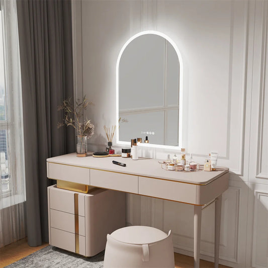 Luxe LED Arched Bathroom Vanity Mirror