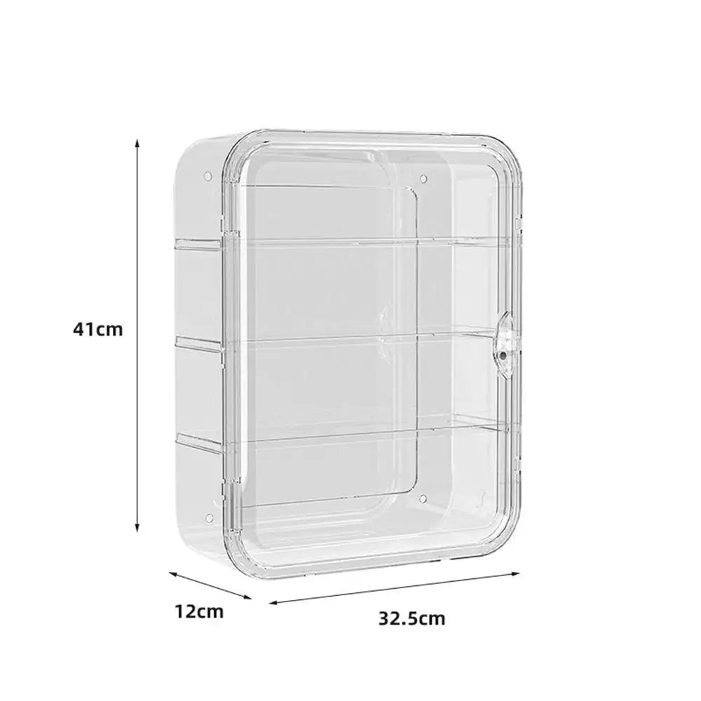 Wall Mounted Clear Makeup Organizer