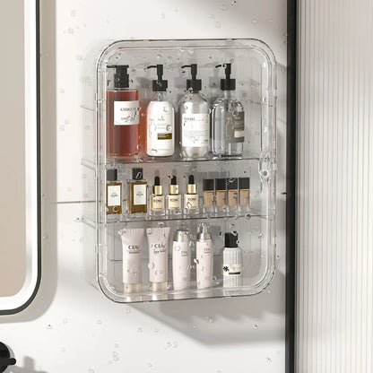Wall Mounted Clear Makeup Organizer - LP Replenish