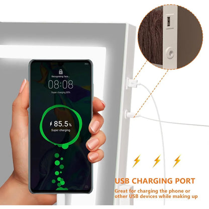 10X Magnifying LED Makeup Mirror with Smart Touch Control - LP Replenish