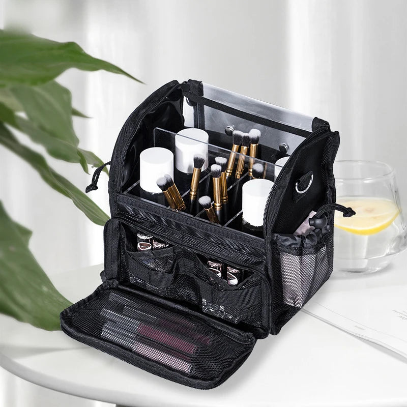 best makeup brush travel bag Bag, Makeup Brush Case Makeup Brush Holder Organizer Cosmetic Portable Roll Up Brush Storage Bag for Makeup Brushes and H 8 x L 10 Our Voyager Toiletry Bag is the ultimate travel companion Travel Cosmetic Bag For Makeup