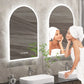 Luxe LED Arched Bathroom Vanity Mirror
