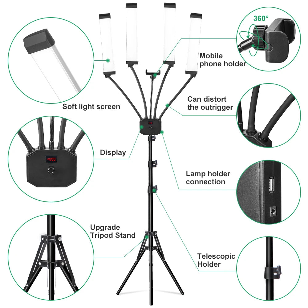 Four Arm Fill LED Lighting Kit