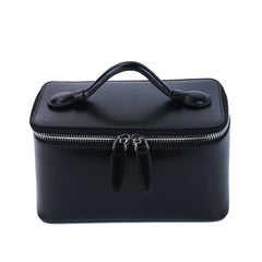 Customized Genuine Leather Hand Held Cosmetic Large Bag