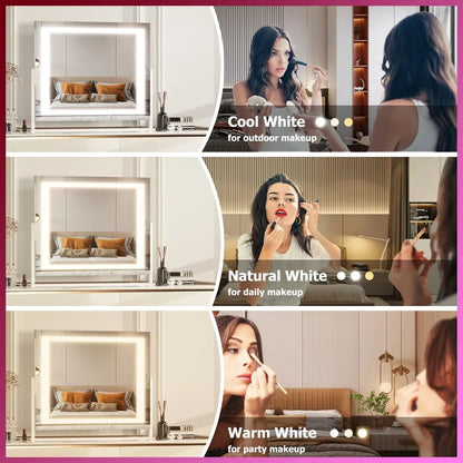 10X Magnifying LED Makeup Mirror with Smart Touch Control - LP Replenish