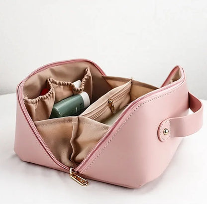 Custom Monogrammed Leather Makeup Bag - LP Replenish