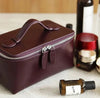 Customized Genuine Leather Hand Held Cosmetic Large Bag - LP Replenish