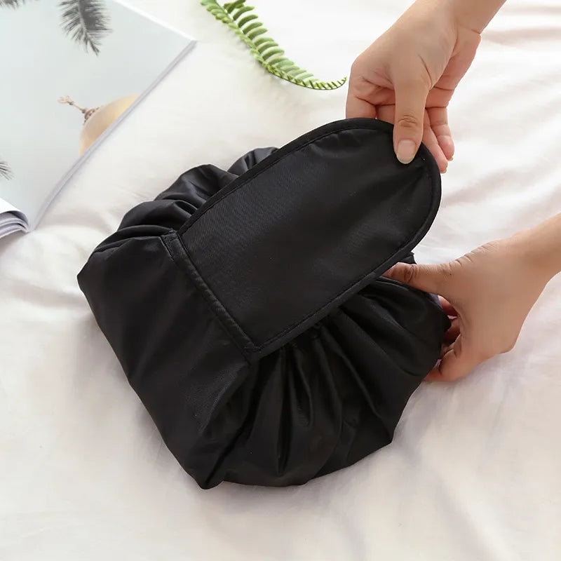 drawstring cosmetic makeup travel bag Drawstring Cosmetic Travel Organizer – Lumina Pro