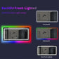 Large Bathroom LED Vanity Mirror with RGB Color Changing Backlit and Dimmable Anti-Fog Features