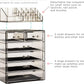 Clear Acrylic Cosmetic Organizer with Removable Top Compartment for Makeup and Jewelry Storage - LP Replenish