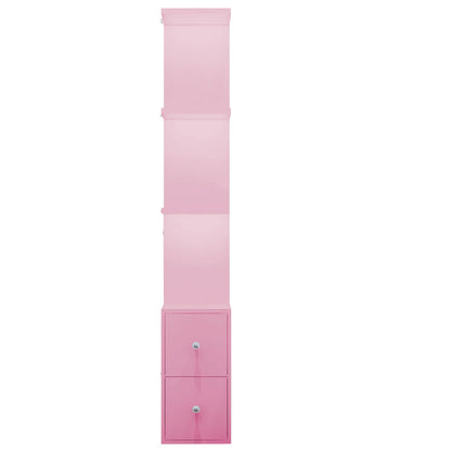 Display Shelves with LED Lights and Large Storage Drawer - LP Replenish